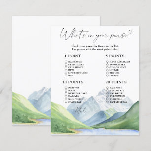 Mountains - what's in your purse