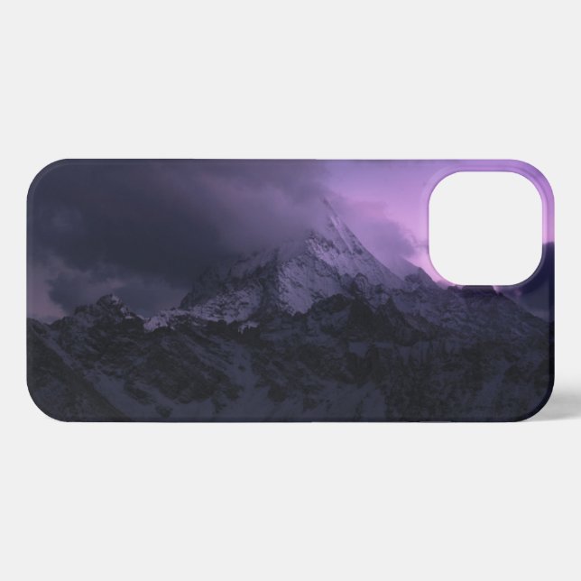 Mountains | Yading National Park, Sichuan, China iPhone Case (Back Horizontal)