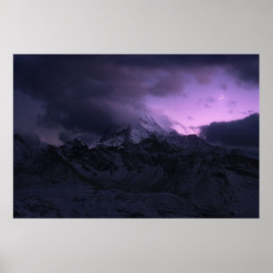 Mountains Yading National Park, Sichuan, China Poster