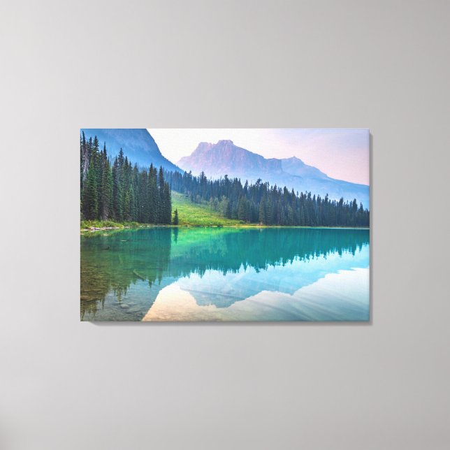 Mountains | Yoho National Park, British Columbia Canvas Print (Front)