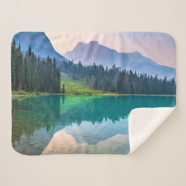 Mountains | Yoho National Park, British Columbia Sherpa Blanket (Front (Horizontal))