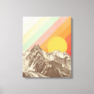 Mountainscape 1   Florent Bodart Canvas Print