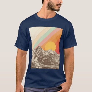 Mountainscape 1 retro T-Shirt