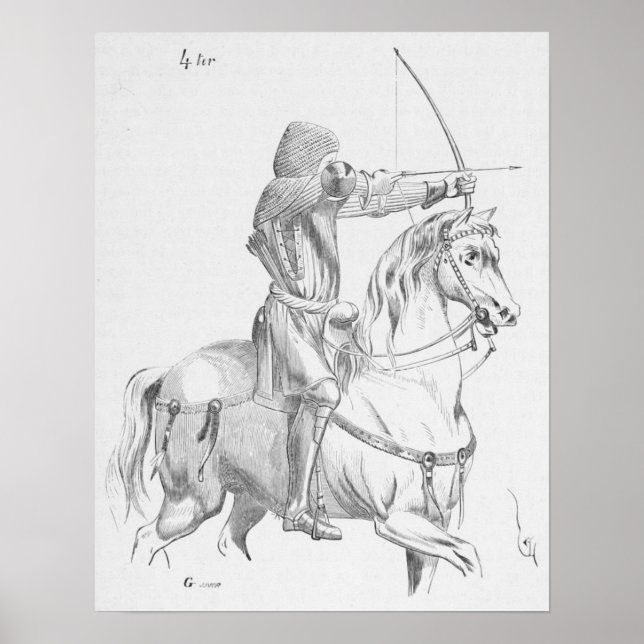 Mounted Archer Poster (Front)
