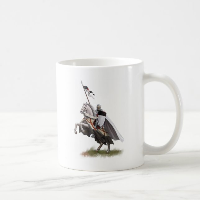 Mounted Knight Templar Coffee Mug (Right)