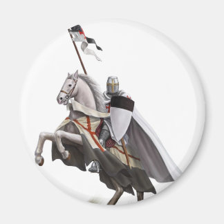 Mounted Knight Templar Magnet