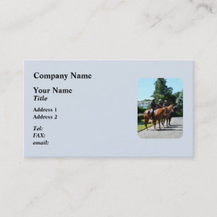 Mounted Police Profile Business Card