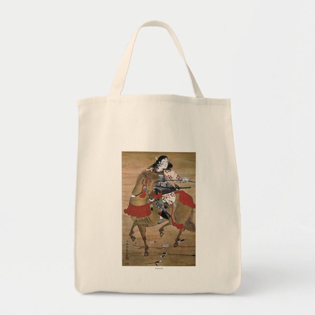Mounted Samurai Tote Bag (Front)