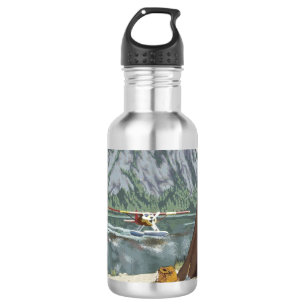 Mountian Plane Adventure Travel 532 Ml Water Bottle