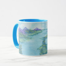 Mountian Shimmer par Lyric Rivera - Mug de café