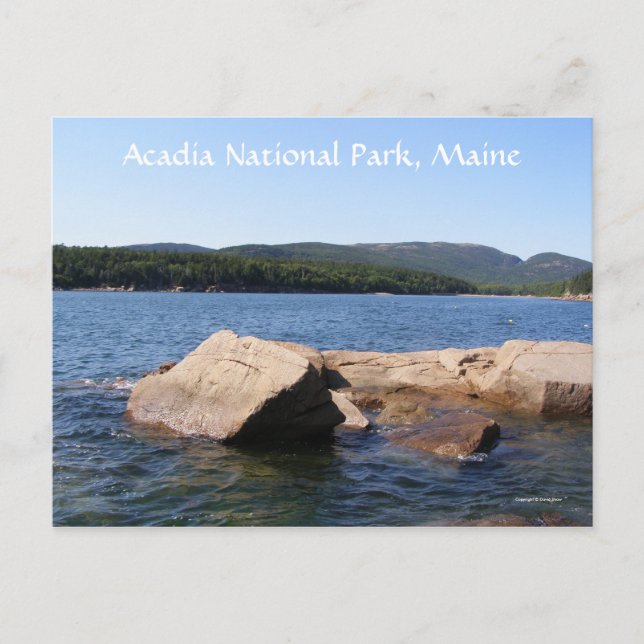 Mountians of Acadia Postcard (Front)