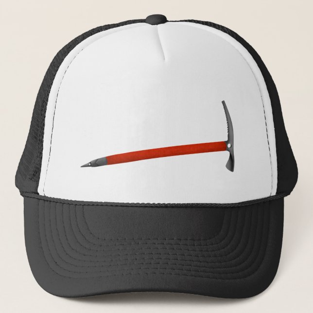 Mountineering Vintage Ice Axe Trucker Hat (Front)