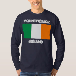 Mountmellick, Ireland with Irish flag T-Shirt