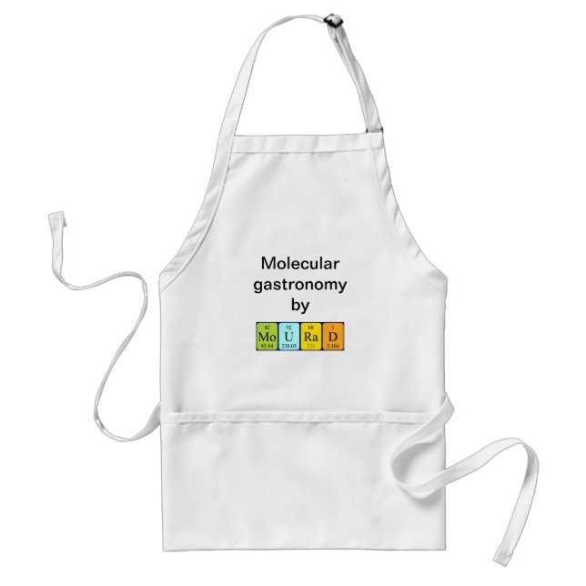 Mourad periodic table name apron (Front)