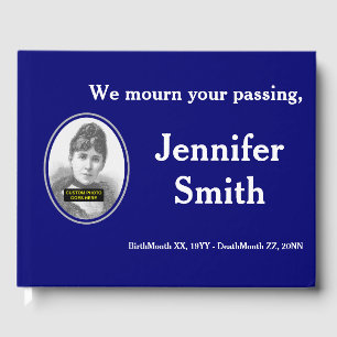 Mournful & Basic Condolences Guestbook