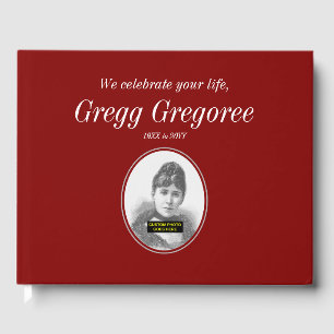 Mournful & Minimalist Condolences Guestbook