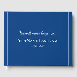 Mournful & Subdued Memorial Guestbook