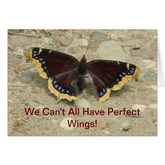 Mourning Cloak Butterfly Greeting Card