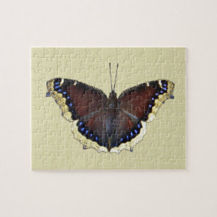 Mourning Cloak Butterfly - Nymphalis antiopa Jigsaw Puzzle