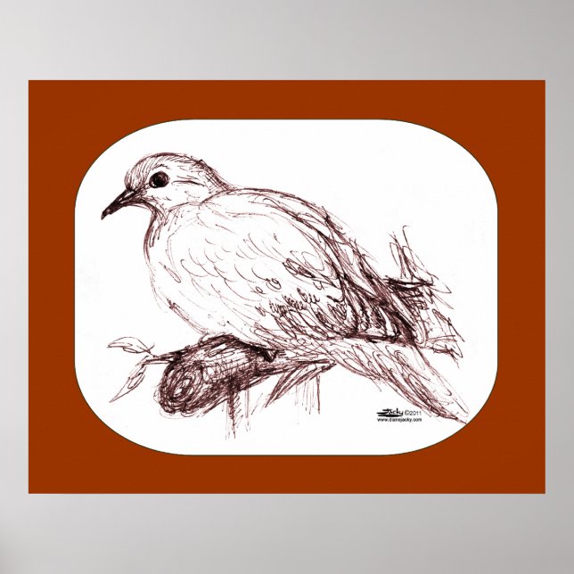 Mourning Dove Baby Poster (Front)