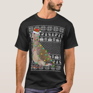 Mourning Dove Bird Lover Santa Ugly Mourning Dove T-Shirt