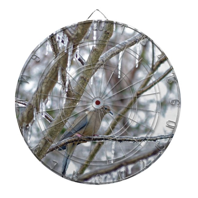 Mourning Dove Dartboard (Front)