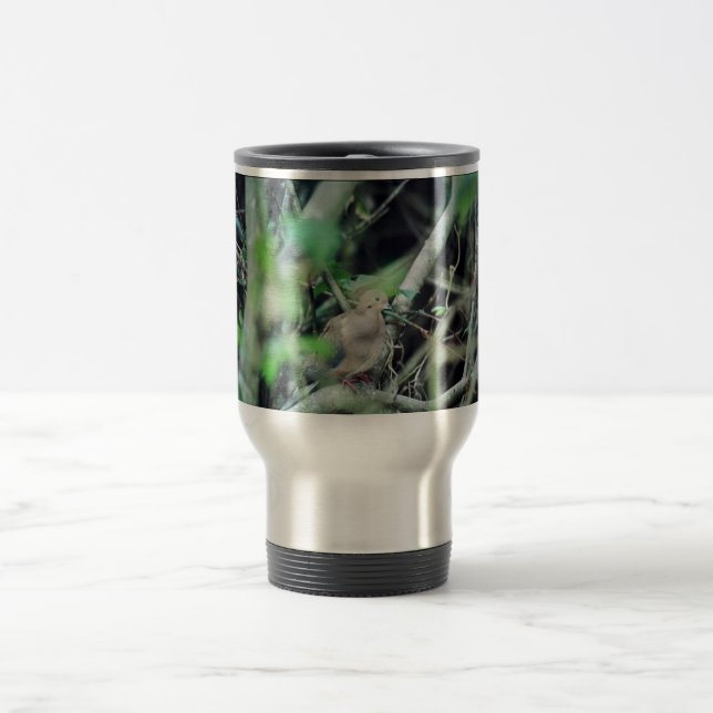 Mourning Dove Travel Mug (Center)