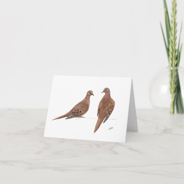 Mourning Doves Note Card (Front)