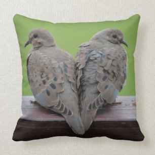 Mourning Doves Throw Pillow