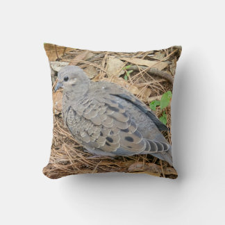 Mourning Doves Throw Pillow