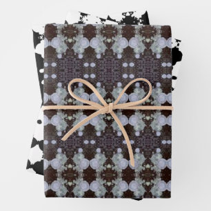 Mourning Tree Bark Patterned Bundle Wrapping Paper Sheet