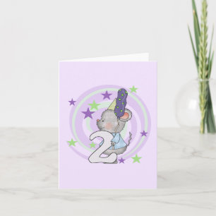 Mouse 2nd Birthday T shirts and Gifts Card