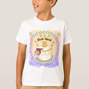Mouse 3 year old Birthday t-shirts