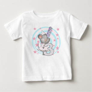 Mouse 3rd Birthday T-shirts and Gifts