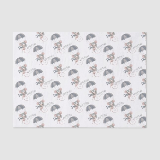 Mouse Adventure Awaits Tissue Paper  (Front)