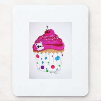 Mouse and a Cupcake Mouse Pad