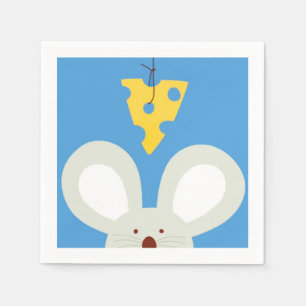Mouse and Cheese Napkin