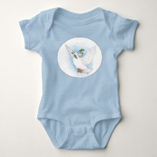 Mouse and Dove Peaceful Baby Romper