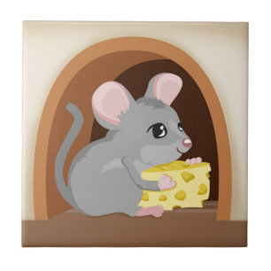 Mouse and mouse hole tile