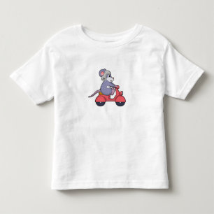 Mouse as Biker with Scooter.PNG Toddler T-shirt