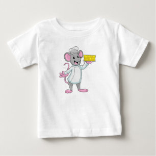 Mouse as Cook with Cheese Baby T-Shirt