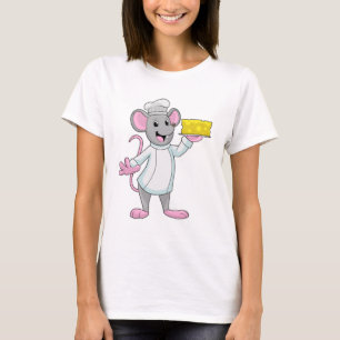 Mouse as Cook with Cheese T-Shirt