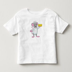 Mouse as Cook with Cheese Toddler T-shirt