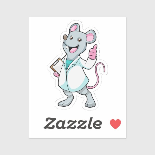 Mouse as Doctor with Doctor's coat (Sheet)