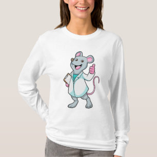 Mouse as Doctor with Doctor's coat T-Shirt
