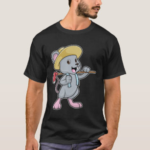 Mouse as Farmer with Ax & Hat T-Shirt