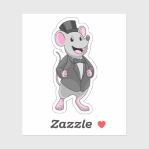 Mouse as Groom with Ribbon