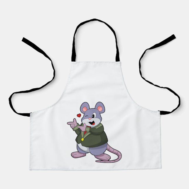 Mouse as Groom with Suit Apron (Front)