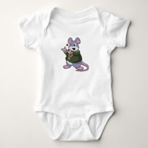Mouse as Groom with Suit Baby Bodysuit