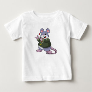 Mouse as Groom with Suit Baby T-Shirt